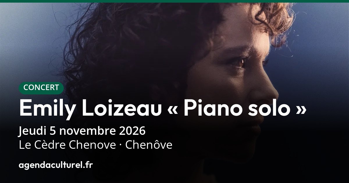Emily Loizeau à Chenôve le 5 novembre 2026, concert
