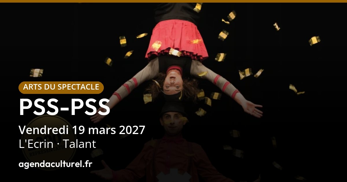 PSS-PSS à Talant le 19 mars 2027, spectacle de clown