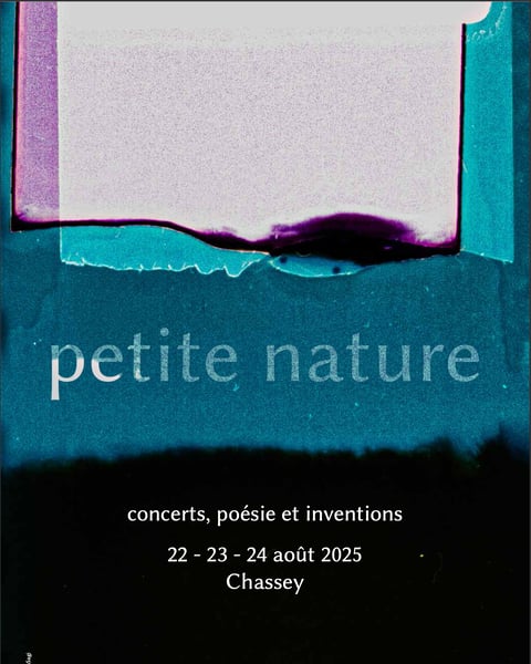 Affiche petite nature 2025