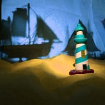 Théâtre d'objets Moby Disch de la compagnie Les Îles Voisines