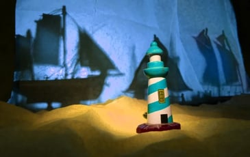 Théâtre d'objets Moby Disch de la compagnie Les Îles Voisines