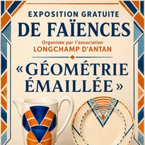 Exposition de pièces de faïence "Géométrie émaillée"