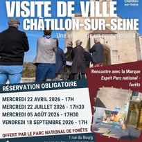 Visite commentée de Châtillon-sur-Seine, une ville dans un Parc national