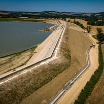 Visite guidée du chantier sur le barrage-réservoir de Panthier
