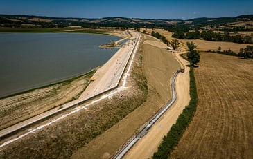 Visite guidée du chantier sur le barrage-réservoir de Panthier