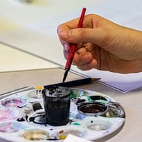 Démonstration : le matériel du peintre