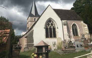 Visite de l'église et du parc du château d'Auvillars-sur-Saône