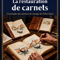 La restauration de carnets : l'exemple des carnets de voyage de Félix Ziem