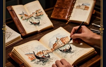 La restauration de carnets : l'exemple des carnets de voyage de Félix Ziem