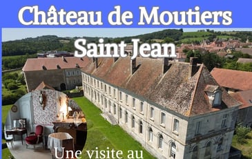Visite des intérieurs du château de Moutiers Saint Jean