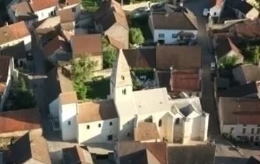 Visite libre et commentée de l'église de Saint-Aubin et des pierres remarquables des maisons environnantes