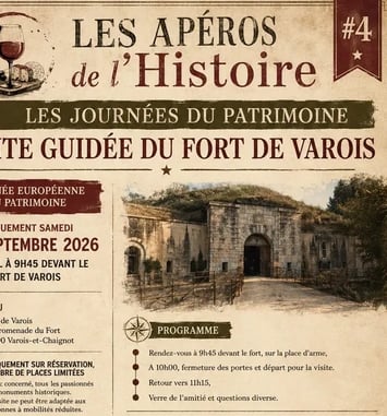Visite guidée du Fort de Varois