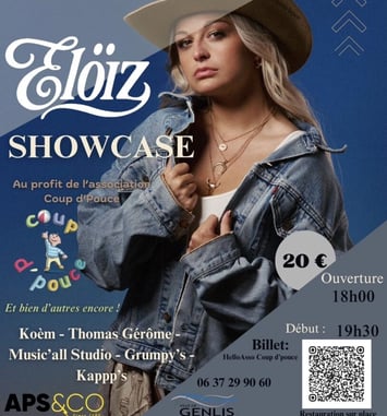 Septembre en Or et Showcase au profit de l'association Coup d'Pouce