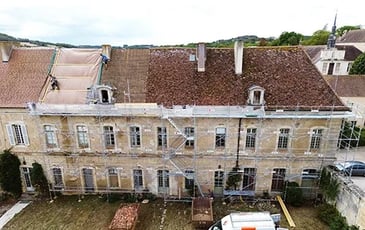 Présentation d'un chantier de toiture, et souvenirs du photographe du chantier de Notre-Dame de Paris