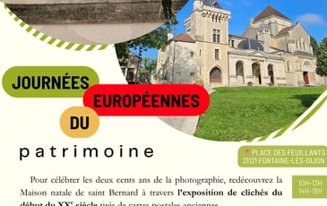 Exposition de photographies de la Maison natale de saint Bernard