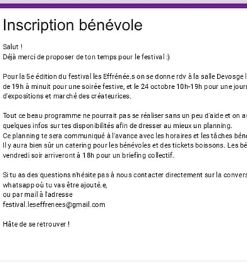 Festival Les Effrénées