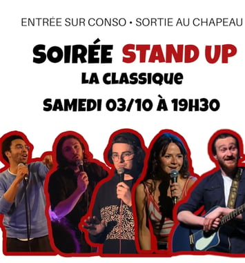 Soirée stand up au Kong – La classique