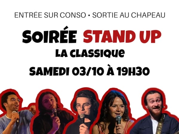 Soirée stand up au Kong – La classique