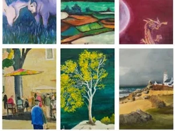 Pierom, Pierre Voituret, peinture