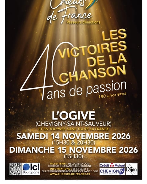 Les victoires de la chanson 40 ans de passion