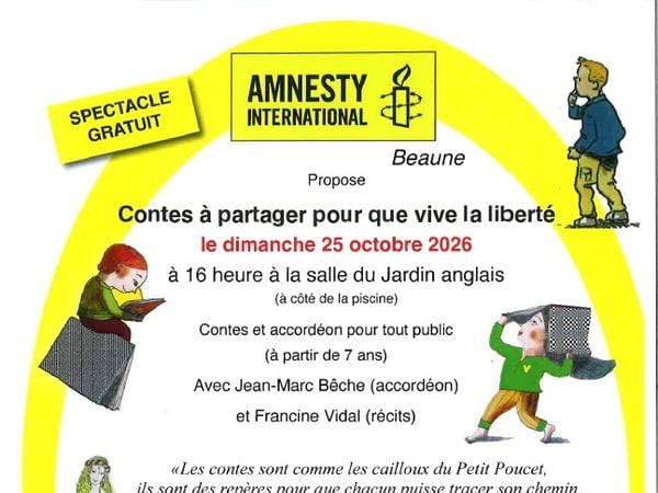 Contes à partager pour que vive la liberté
