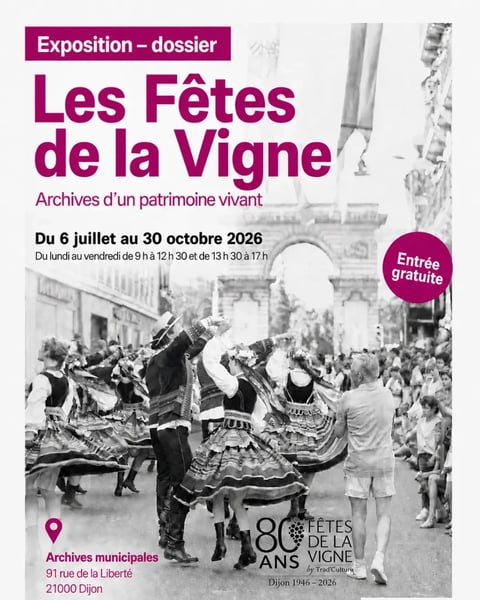 Exposition: Les Fêtes de la Vigne, archives d’un patrimoine vivant