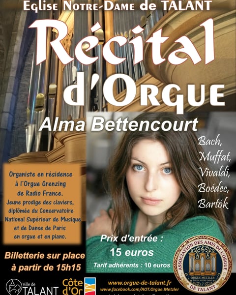 Récital d'orgue, Alma Bettencourt