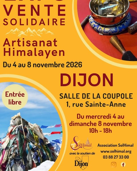 Exposition-vente solidaire d'artisanat himalayen